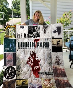 Linkin Park Collection Collected Rock Music Quilt Blanket Bedding Set