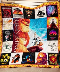 Lion King Graphic Designs Quilt Blanket Bedding Set