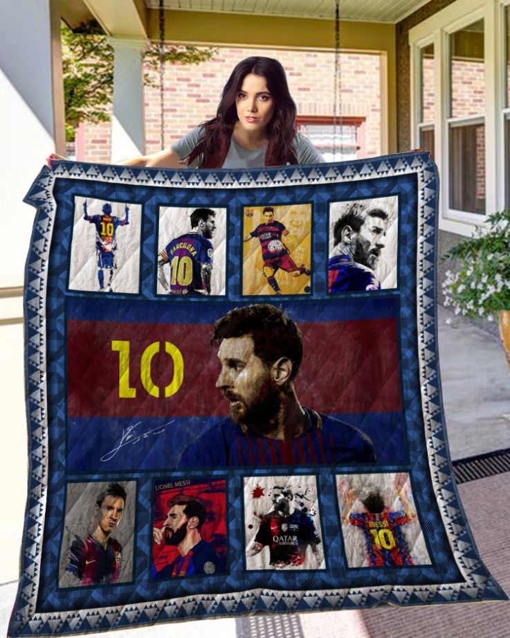 Lionel Messi Quilt Blanket Bedding Set for Home Décor