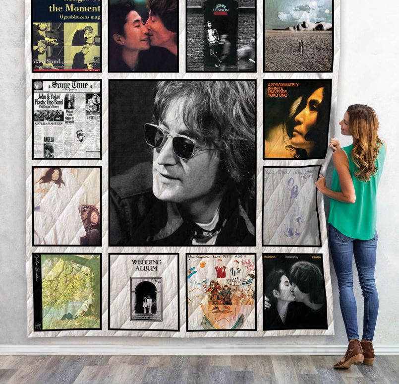 List Of John Lennon Albums Quilt Blanket Bedding Set