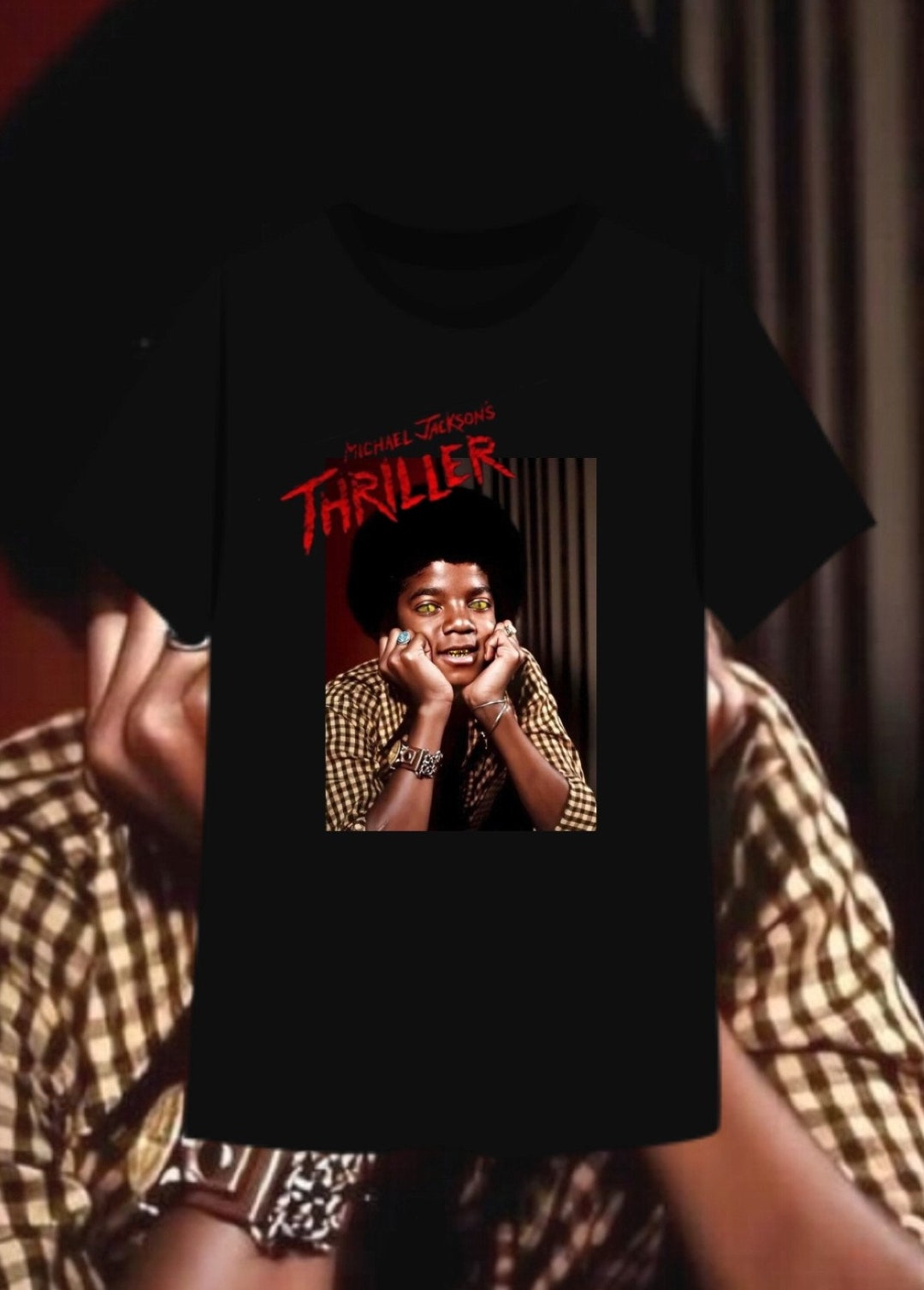 Little Micheal With The Grill Thriller Shirt