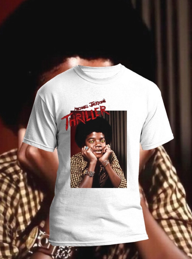 Little Micheal With The Grill Thriller Shirt - Image 3