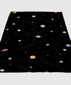 Little Space Sherpa Fleece Blanket Gifts for Family, for Couple