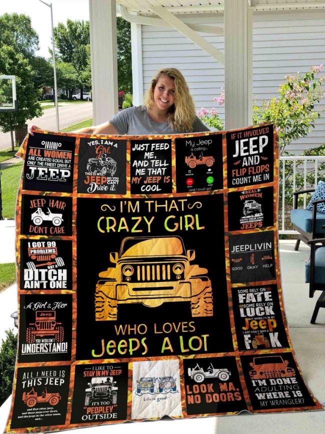 Ll Jeep Car Quilt Blanket Bedding Set for Home Décor