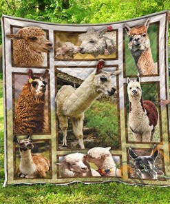 Llama Quilt Blanket Bedding Set