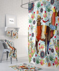 Llama Shower Curtain