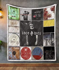 Loco Dice Album Covers Quilt Blanket Bedding Set