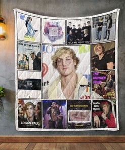 Logan Paul Album Covers Quilt Blanket