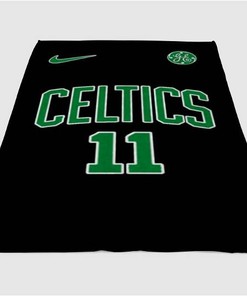 Logo Wallpaper Kyrie Irving Sherpa Fleece Blanket Gifts for Family, for Couple