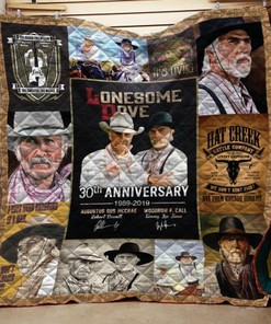 Lonesome Dove 30th Anniversary 19 - 2019 Quilt Blanket Bedding Set