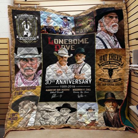 Lonesome Dove 30th Anniversary 19 - 2019 Quilt Blanket Bedding Set