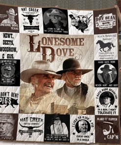 Lonesome Dove Quotes Quilt Blanket Bedding Set