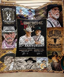 Lonesome Dove Tribute 1989 Quilt Blanket Bedding Set