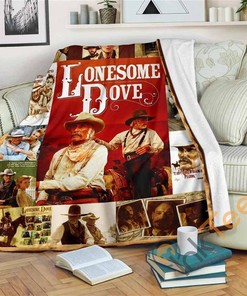 Lonesome Dove Vintage Fleece Express Sherpa Fleece Blanket Gifts for Family, for Couple