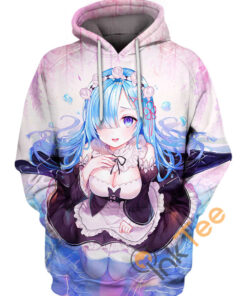 Long Hair Rem Hoodie 3D