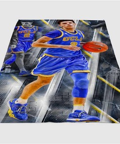 Lonzo Ball Sherpa Fleece Blanket Gifts for Family, for Couple
