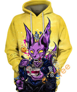 Lord Beerus Hoodie 3D