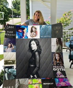 Lorde Music Quilt Blanket Bedding Set for Home Décor