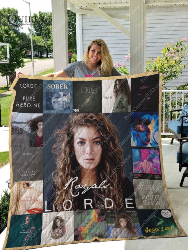 Lorde Royals Albums For Fans Ver Collection Quilt Blanket Bedding Set