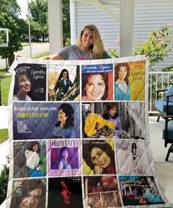 Loretta Lynn Albums Tribute Quilt Blanket Bedding Set