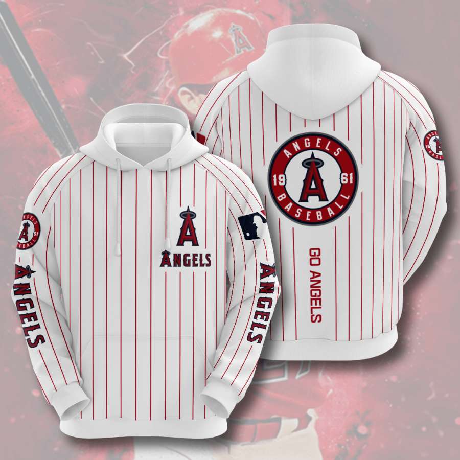 Los Angeles Angels Custom Sport All Over Print Hoodie 3D 5