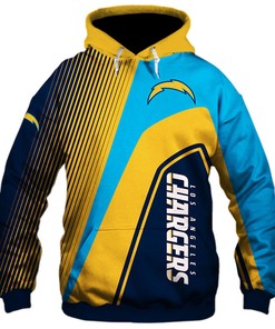 Los Angeles Chargers 3D Zip Hoodie Zip Hoodie Pullover Nfl