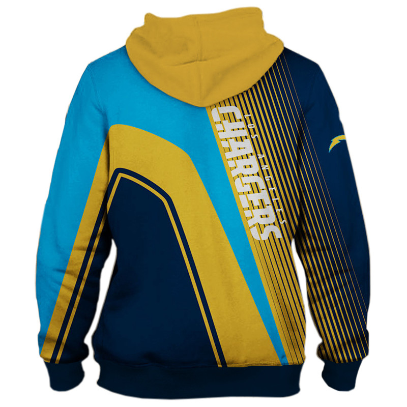 Los Angeles Chargers 3D Zip Hoodie Zip Hoodie Pullover Nfl - Image 3