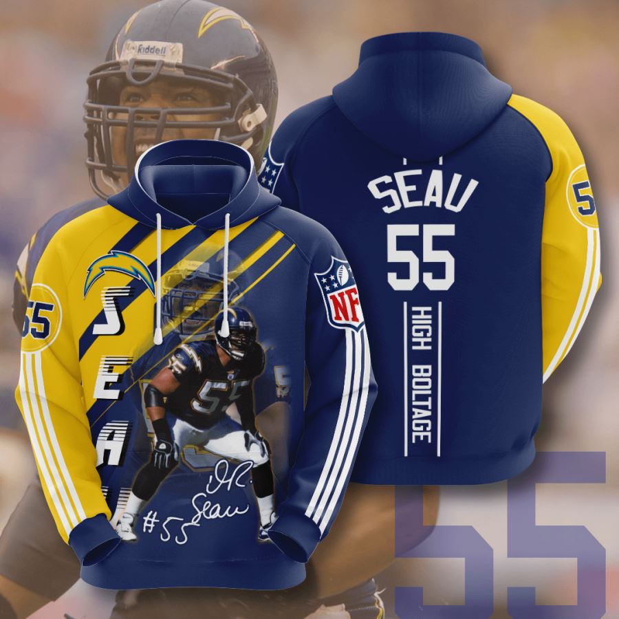 Los Angeles Chargers Custom All Over Print Hoodie