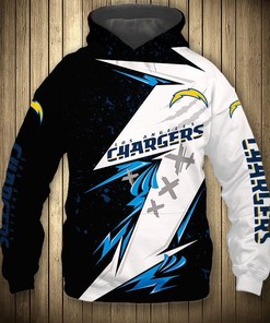 Los Angeles Chargers Hoodie Thunder Graphic Gifts for Fans