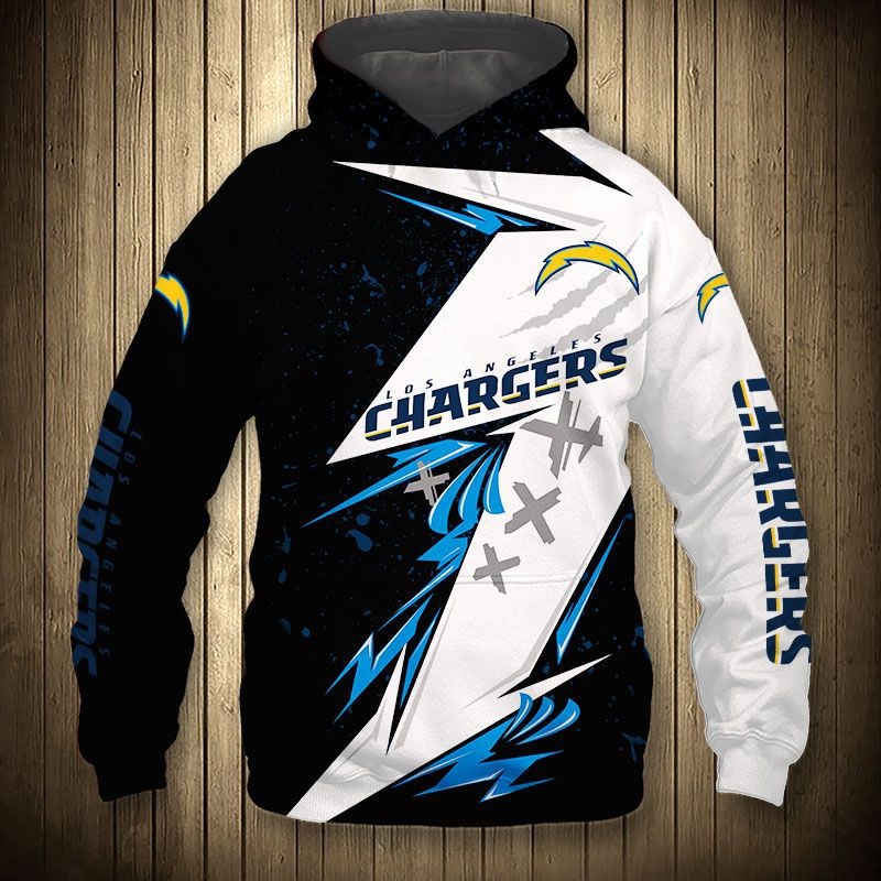 Los Angeles Chargers Hoodie Thunder Graphic Gifts for Fans