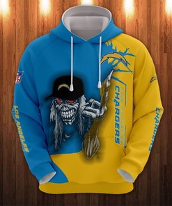 Los Angeles Chargers Hoodie Ultra Death Graphic Gift for Halloween