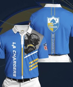 Los Angeles Chargers Sports American Football Nfl Polo Shirt Shirt All Over Print Shirt 3d T-shirt