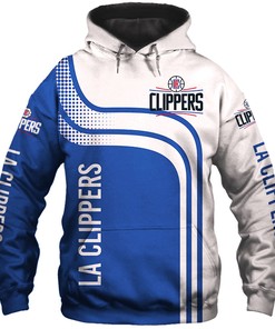 Los Angeles Clippers Hoodie 3D Zip Hoodie for Fans