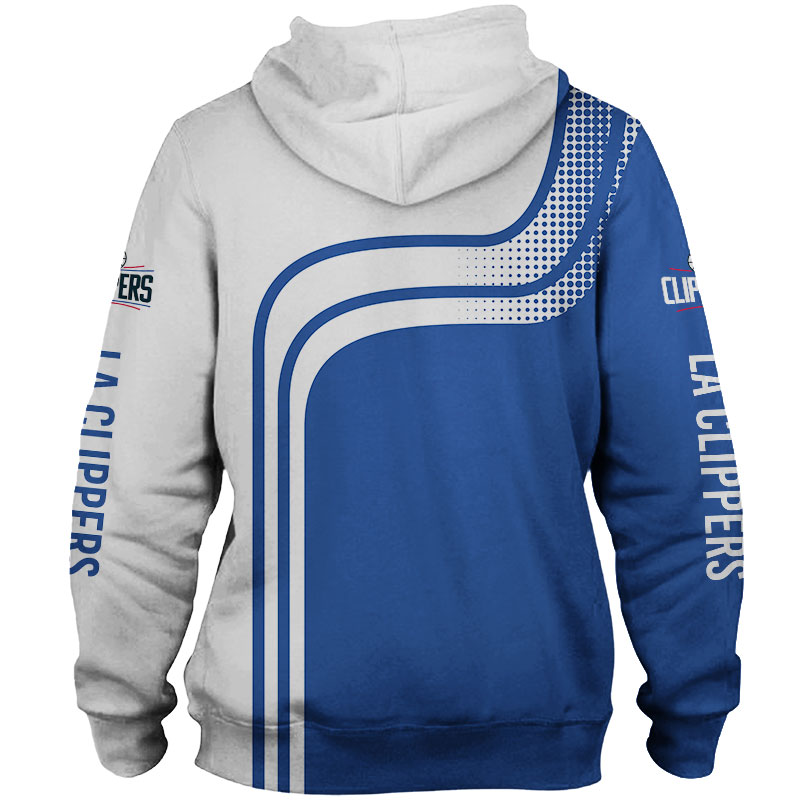 Los Angeles Clippers Hoodie 3D Zip Hoodie for Fans - Image 3