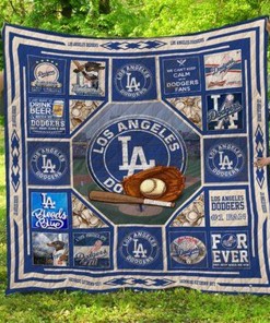 Los Angeles Dodgers MLB Quilt Blanket Bedding Set