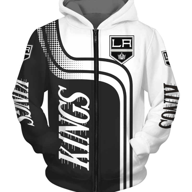 Los Angeles Kings Hoodie Zip Hoodie Pullover Gift for Fans - Image 2
