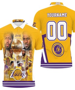 Los Angeles Lakers Champions Nba Western Polo Shirt All Over Print Shirt 3d T-shirt