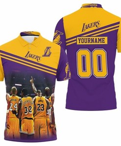 Los Angeles Lakers Nba Western Conference Nba For Fans 3D All Over Print Polo Shirt