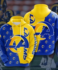 Los Angeles Rams Custom Sport All Over Print Hoodie 3D 3