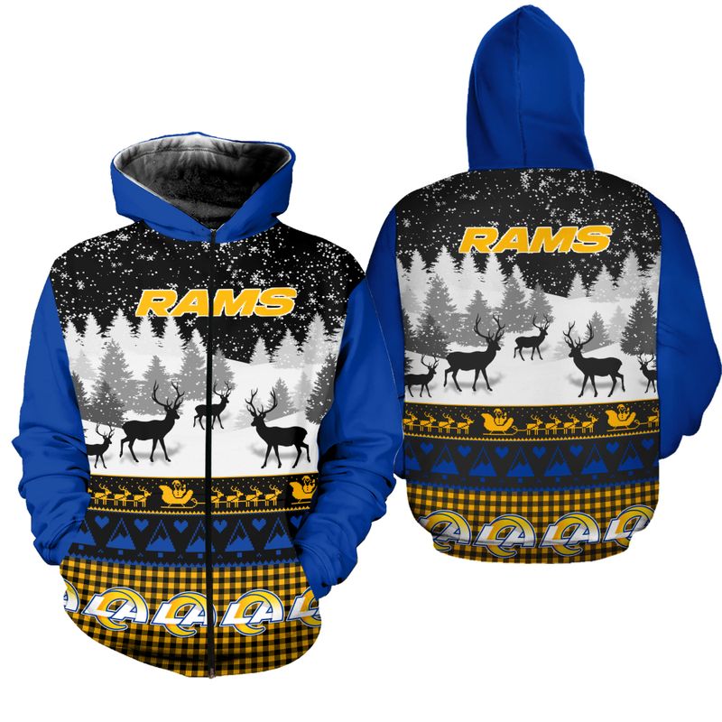 Los Angeles Rams Hoodie 3D Gifts for Fans