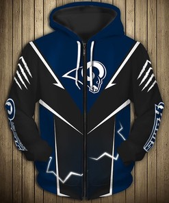 Los Angeles Rams Hoodie Hoodie Lightning Graphic Gifts for Fans