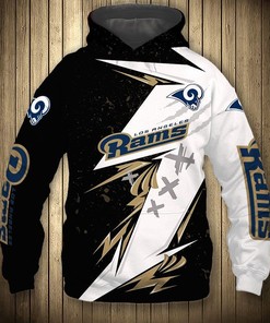 Los Angeles Rams Hoodie Thunder Graphic Gifts for Fans