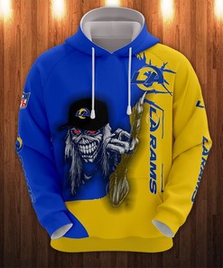 Los Angeles Rams Hoodie Ultra Death Graphic Gift for Halloween