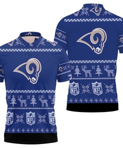 Los Angeles Rams Nfl Ugly Sweatshirt Christmas 3d Polo Shirt All Over Print Shirt 3d T-shirt