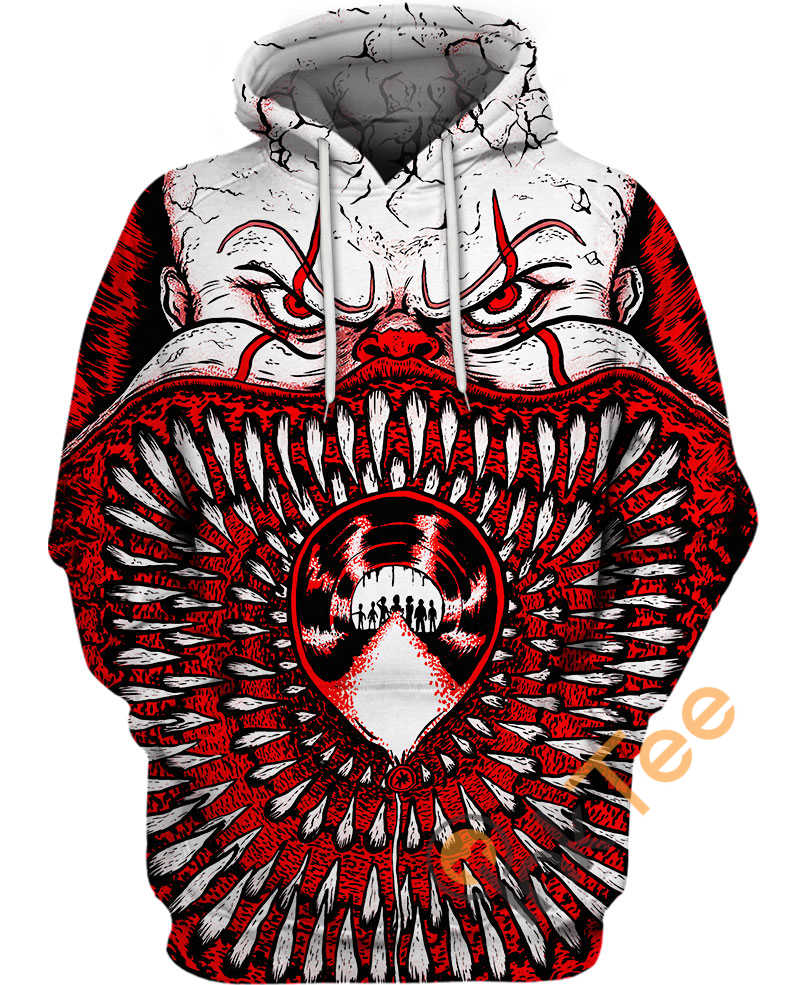 Custom Pennywise Acid Wash Eco Smart Hoodie