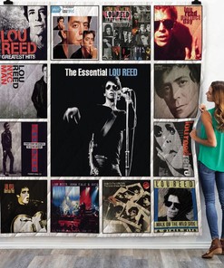 Lou Reed Compilation Album For Fans Collection Quilt Blanket Bedding Set