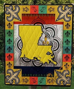 Louisiana Quilt Blanket Bedding Set