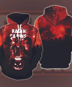 Louisiana Ragin Cajuns Horror Movies Halloween Hoodie