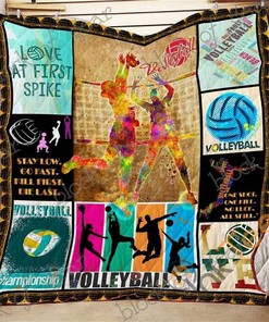 Love At First Spike Quilt Blanket And Bedding Set Option