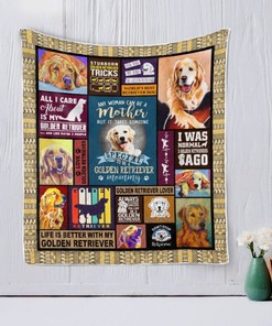 Love Golden Retrieve Quilt Blanket Bedding Set
